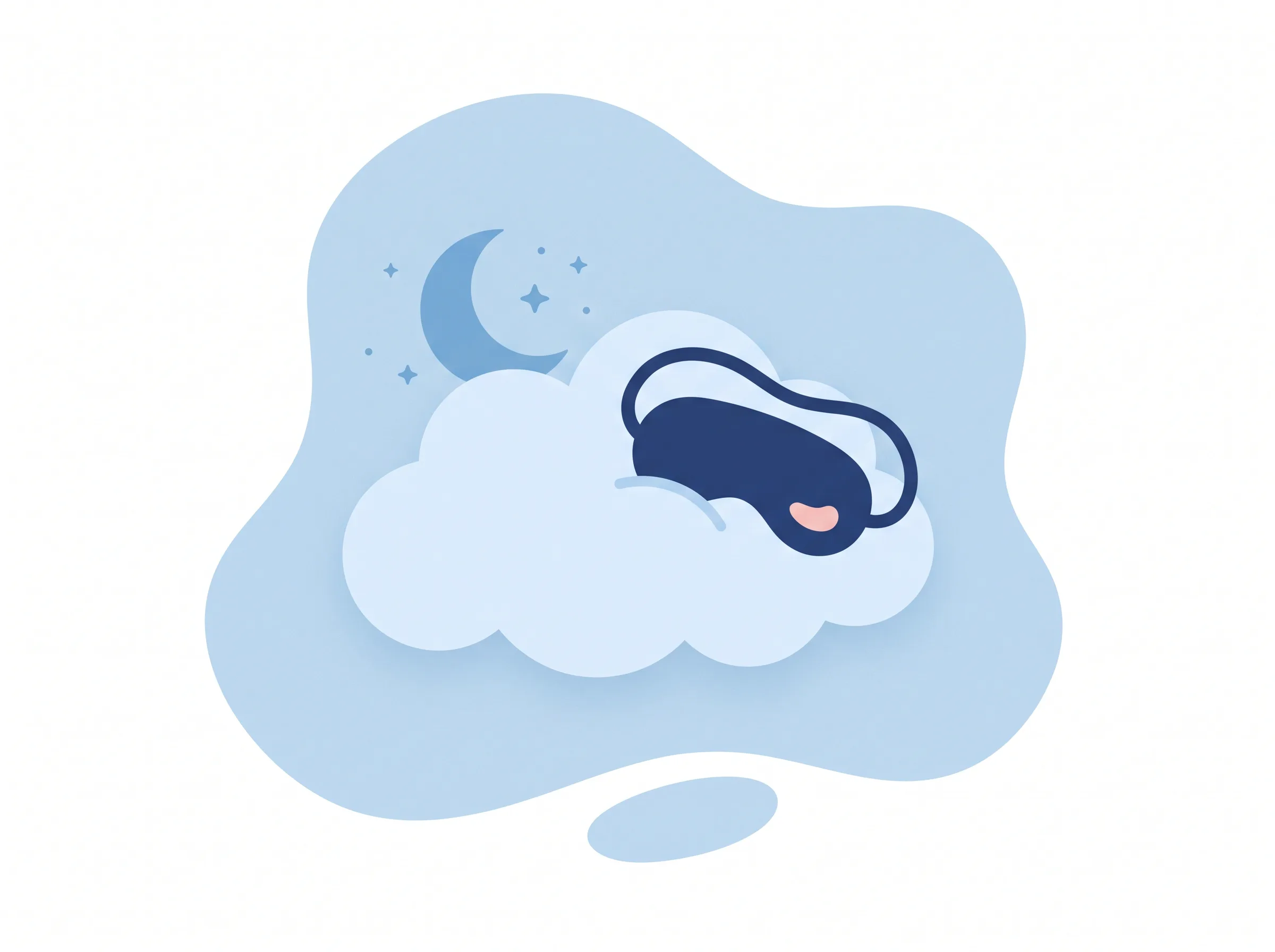 Moon and cloud illustration
